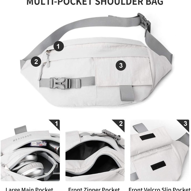 Vodootporna ženska crossbody torbica, mala, za aktivnosti na otvorenom i svakodnevni gradski stil.