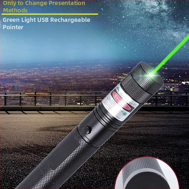 USB pokazivačko pero sa zelenim svjetlom za prezentacije i nastavu, vanjski indikator
