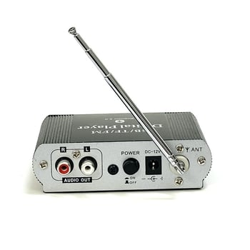 Bluetooth 5.0 zenelejátszó USB/TF kártyával, veszteségmentes MP3 lejátszáshoz, FM rádióval és frissített hangfelerősítővel