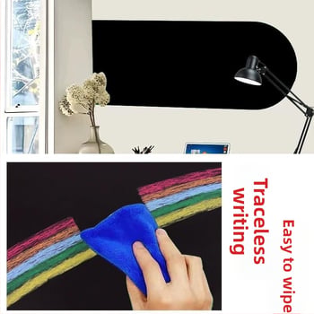 Magnetická biela tabuľa v tvare oblúka na stenu s graffiti, pre domáce použitie a výučbu detí
