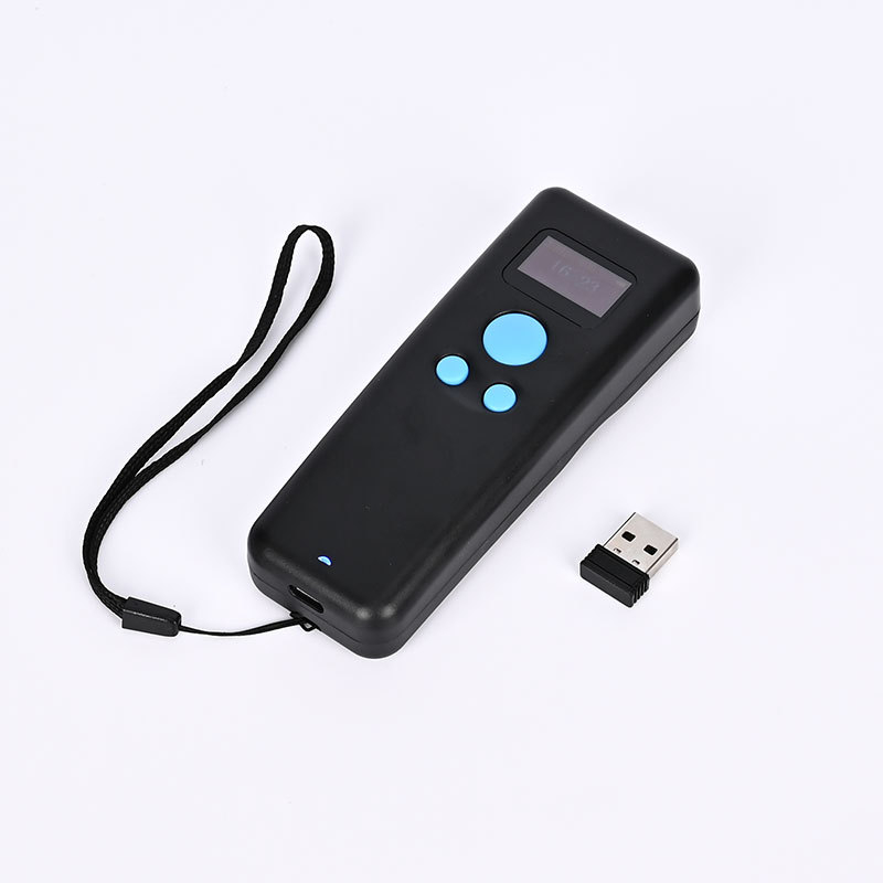 Junyuan Chuangyi bežični skener za bar kodove 1D/2D QR s Bluetooth 2.4G i zaslonom – prenosni ručni skener