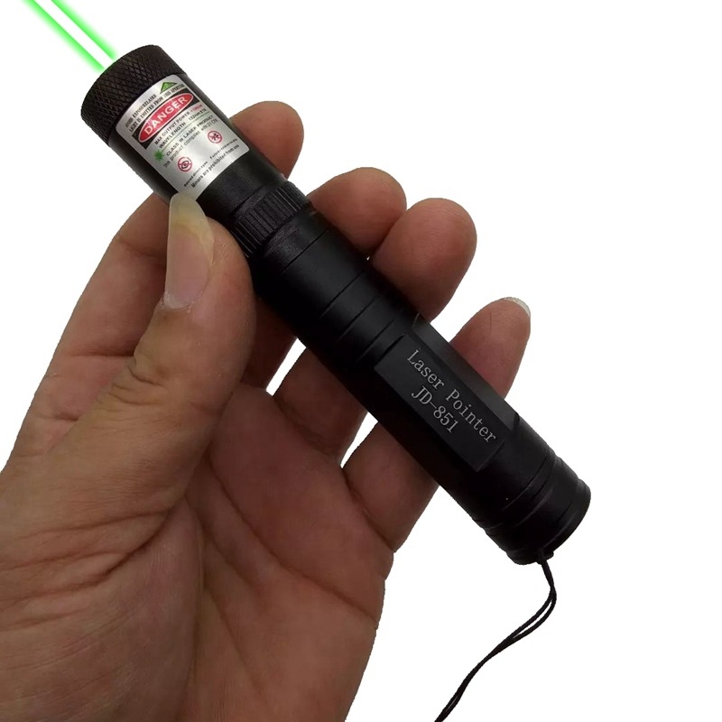 Mini punjiva zelena laserska svjetiljka s jednopunktnim laserom 851, laserski indikator i vodič-olovka