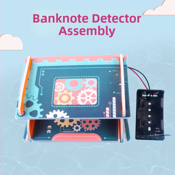 DIY detektor bankoviek pre študentov – kreatívny vedecký experimentálny set s KT doskou