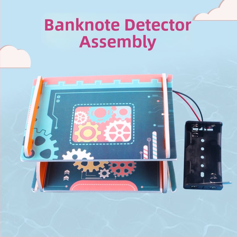 DIY detektor bankoviek pre študentov – kreatívny vedecký experimentálny set s KT doskou