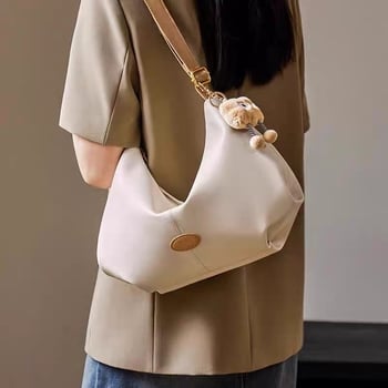 Ženska luksuzna crossbody torba tip tote s velikom kapacitetom, oblik dumpling, ljetni stil