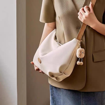 Ženska luksuzna crossbody torba tip tote s velikom kapacitetom, oblik dumpling, ljetni stil