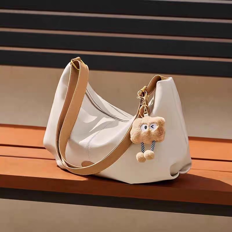 Ženska luksuzna crossbody torba tip tote s velikom kapacitetom, oblik dumpling, ljetni stil