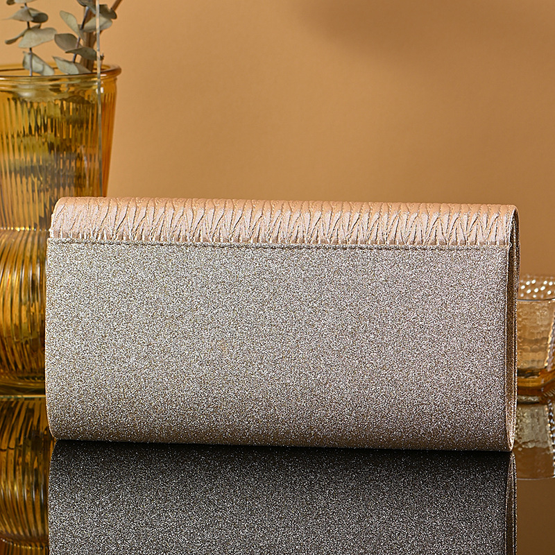Elegentna ženska večernja torbica, plisirana clutch torbica i crossbody torbica za večernje haljine