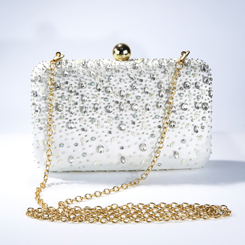 Globalna lagana luksuzna clutch torbica s perlicama za zaruke i bankete, večernja torbica inspirirana kineskim stilom, ručna izrada