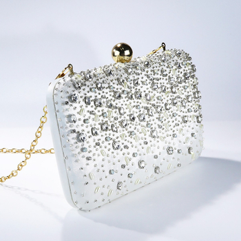 Globalna lagana luksuzna clutch torbica s perlicama za zaruke i bankete, večernja torbica inspirirana kineskim stilom, ručna izrada