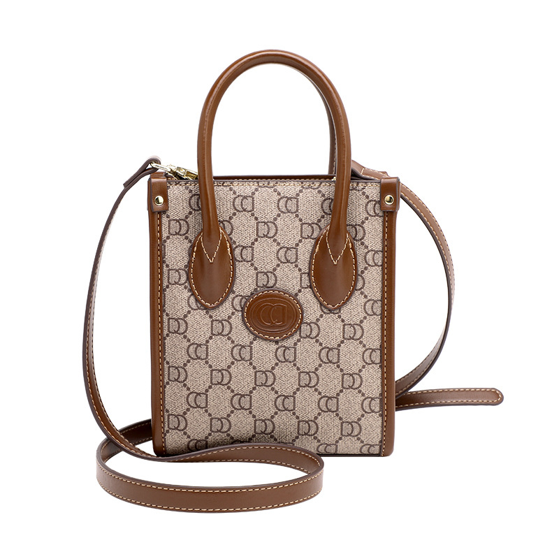 Geantă mică crossbody din PVC, mini tote, stil retro, pentru partituri muzicale, vară