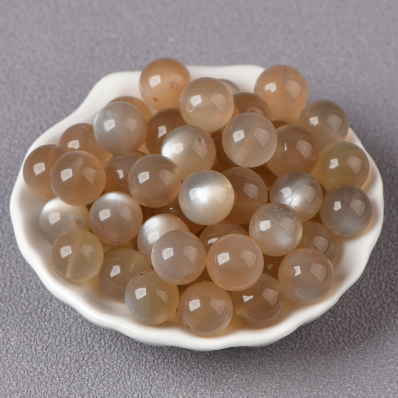 Kristalne perle s mjesečnim sjajem, okrugle, 12 mm, za DIY nakit