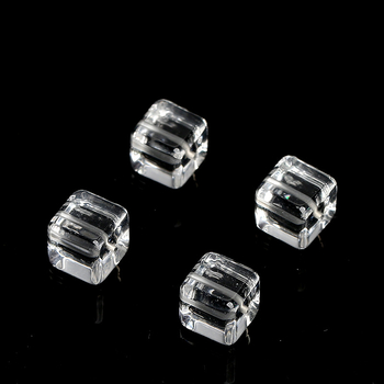 Prirodne bijele kristalne kubične perle, 10 mm, labave perle za DIY nakit