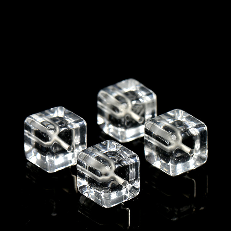 Prirodne bijele kristalne kubične perle, 10 mm, labave perle za DIY nakit