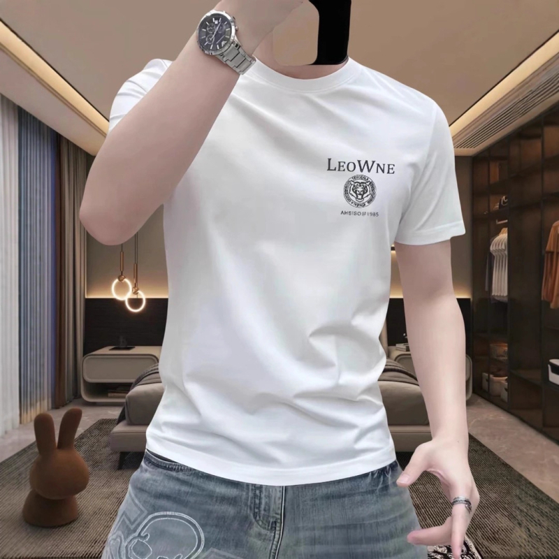 Muški ljetni T‑shirt kratkih rukava s okruglim izrezom, opuštenog kroja, velike veličine, pamuk-smjesa, karikatura tiska, kreativan i zabavan dizajn, moderan top, 2025