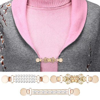Clip cu perle pentru cardigan, șal și fular – stil coreean, unisex