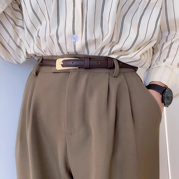 Ženski kaiš od PU kože – retro minimalističkog korejskog stila, za hlače, suknju ili traperice