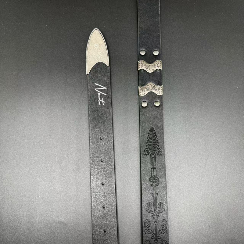 Unisex PU pojas s motivom irisnog cvijeta i Kendo motiva, zapadni stil mode, minimalistički pojas za traperice