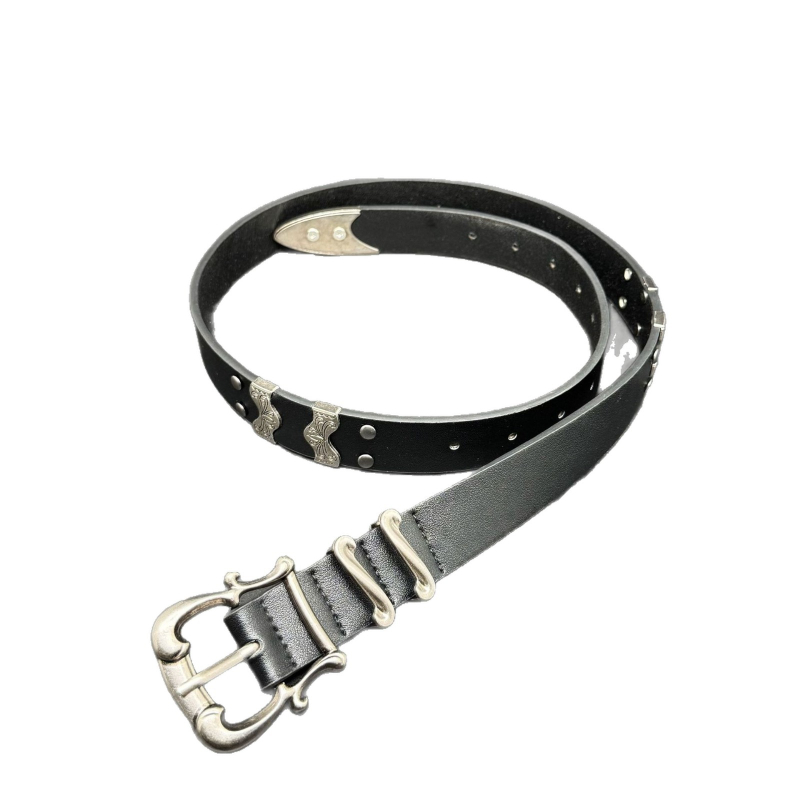 Unisex PU pojas s motivom irisnog cvijeta i Kendo motiva, zapadni stil mode, minimalistički pojas za traperice