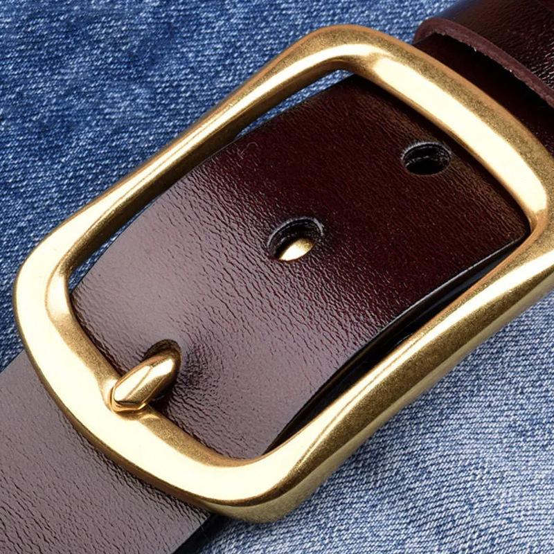 Muški pojas od PU kože, svestran, retro stil, kopča s iglom, za traperice