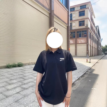 Férfi polo rövid ujjú, fordított gallér, laza szabás, pamut piqué, nyári casual felső