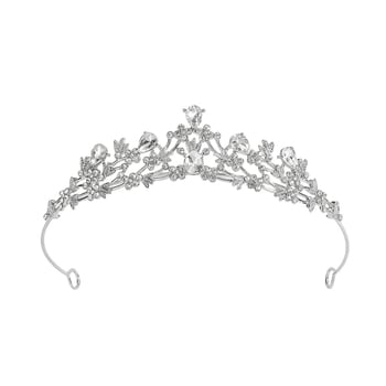 Coroană de mireasă pentru nunți, stil de prințesă — accesorii pentru păr, diademă pentru copii, ideale pentru zile de naștere și majorat