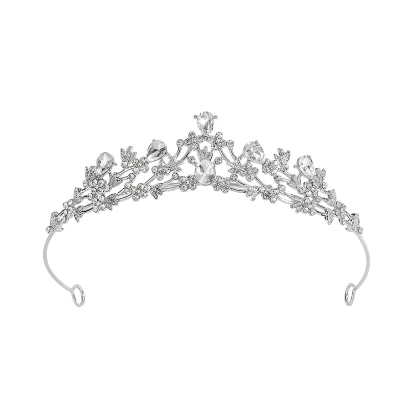 Coroană de mireasă pentru nunți, stil de prințesă — accesorii pentru păr, diademă pentru copii, ideale pentru zile de naștere și majorat