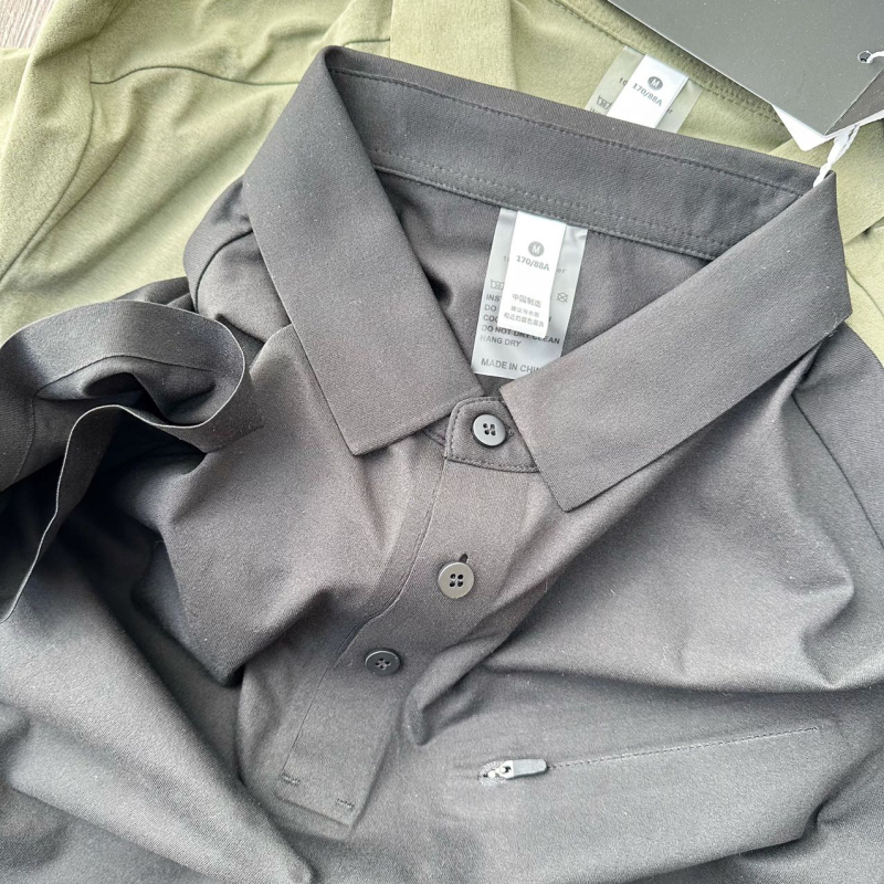 Muška polo majica od Ice Silk, prozračna, brzo se suši, elastična, kratkih rukava, džepovi bez šavova