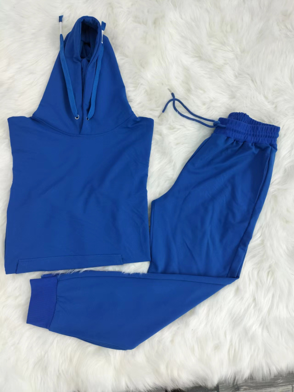 Ženski udoban hoodie s kapuljom za jesen/zimu, dugih rukava, casual stil, dvodijelni set