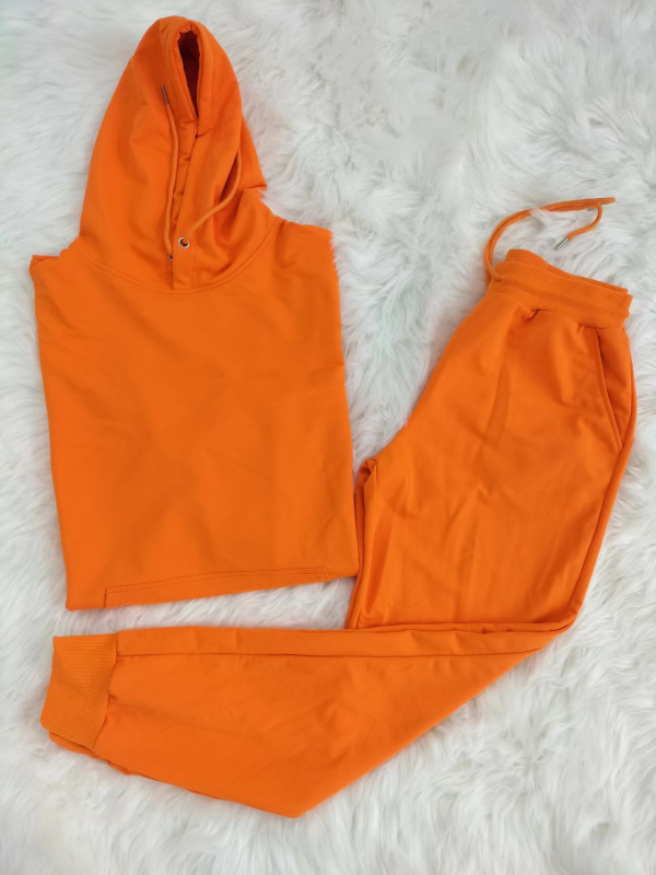 Ženski udoban hoodie s kapuljom za jesen/zimu, dugih rukava, casual stil, dvodijelni set