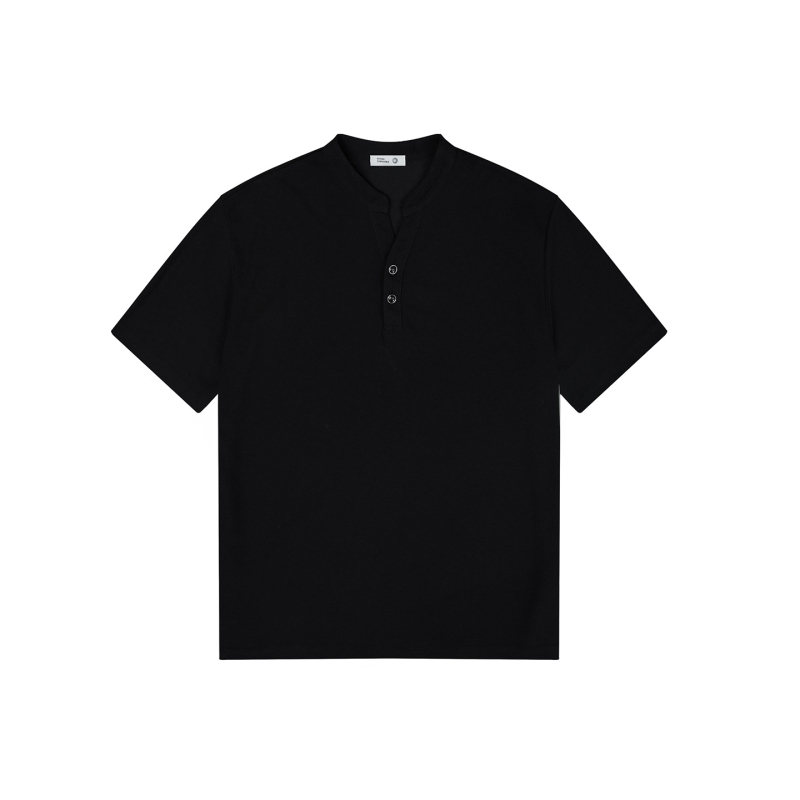 Polo majica u stilu Old Money, V-izrez, kratki rukav, jednobojna, proljeće-ljeto 2026, unisex, casual top