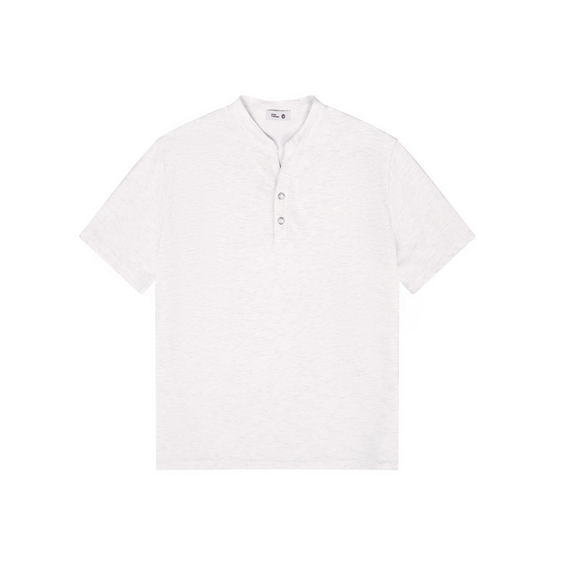 Polo majica u stilu Old Money, V-izrez, kratki rukav, jednobojna, proljeće-ljeto 2026, unisex, casual top