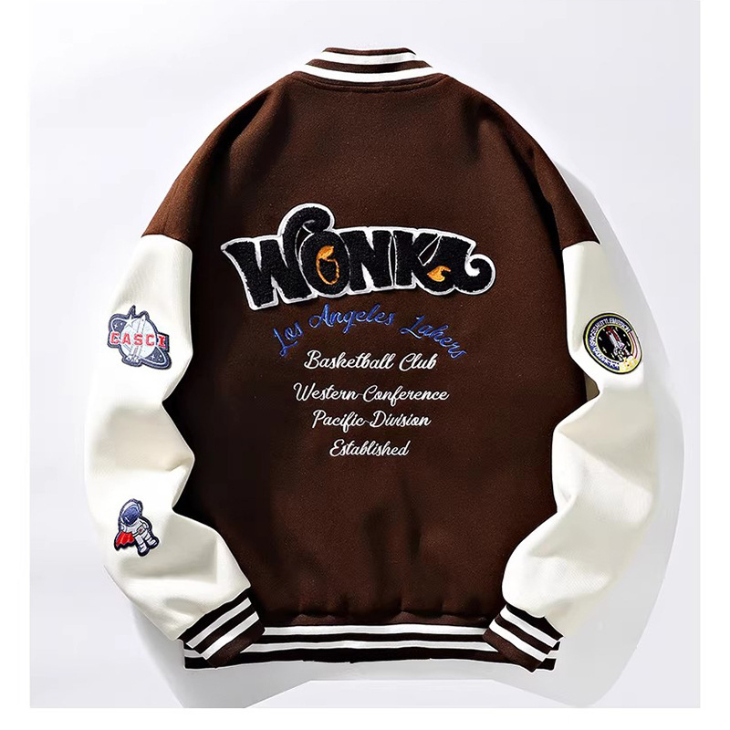 Jachetă baseball pentru bărbați, toamnă, croială lejeră, stil sport modern