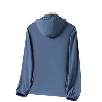 Мъжко лятно ветрово яке с UPF50+ UV защита, Ice Silk плат, 70D