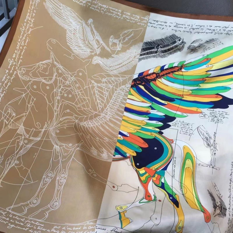 Ženski kvadratni svileni šal 70×70 cm, za proljeće, jesen i zimu, elegantan ukras za vrat, lagan i visokokvalitetan.
