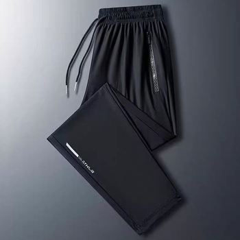 Muške ljetne lagane casual hlače, prozračne i brzo sušeće Ice Silk, duge