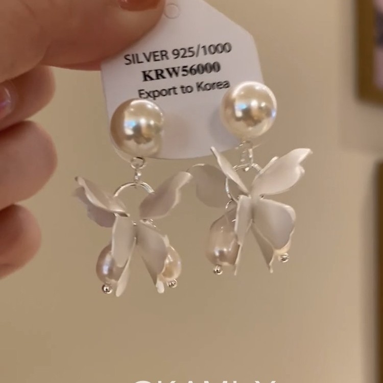 Ženske naušnice s cvjetnim motivom, nišna moda, elegantne, svestrane, jedinstvene, visoke kvalitete.