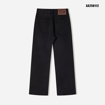 Férfi Cone Denim farmernadrág, kiváló minőségű selvedge denim, enyhén elastikus, dupla fonal, festett és fehérítés nélküli, karcsú egyenes szabás