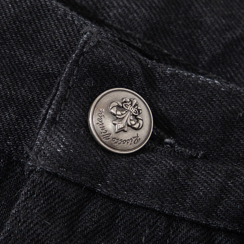 Férfi Cone Denim farmernadrág, kiváló minőségű selvedge denim, enyhén elastikus, dupla fonal, festett és fehérítés nélküli, karcsú egyenes szabás