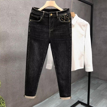 Férfi Slim Fit farmernadrág, divatos, magas minőség, 2025 tavasz kollekció