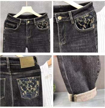 Férfi Slim Fit farmernadrág, divatos, magas minőség, 2025 tavasz kollekció