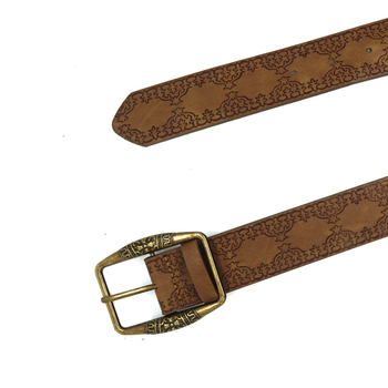 Ženski kaiš od PU kože s reljefnom teksturom, vintage stil, etno inspiracija, ljetni dodatak s Y2K dojmom visoke klase
