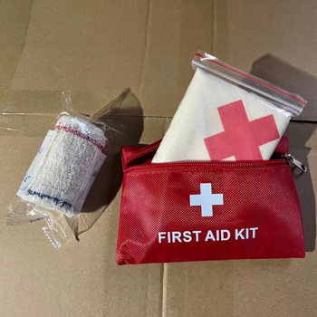 Триъгълен бинт и комплект за първа помощ за обучение по CPR – на открито
