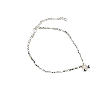 Narukvica i gležanj narukvica s perlicama od bambusa i zvončićem, unisex etnički stil, lagani luksuz