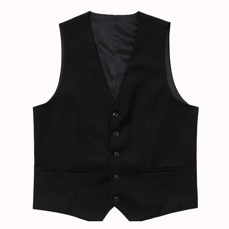 Нов есенен мъжки елек със slim fit, корейски стил костюм елек за официални поводи и шафери