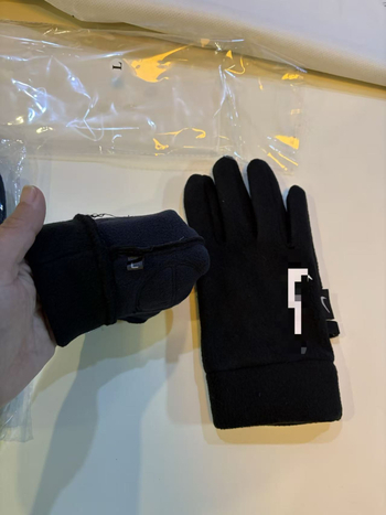 Mănuși de ciclism pentru bărbați, iarnă 2025, negru polar fleece, calde, rezistente la vânt, degete întregi