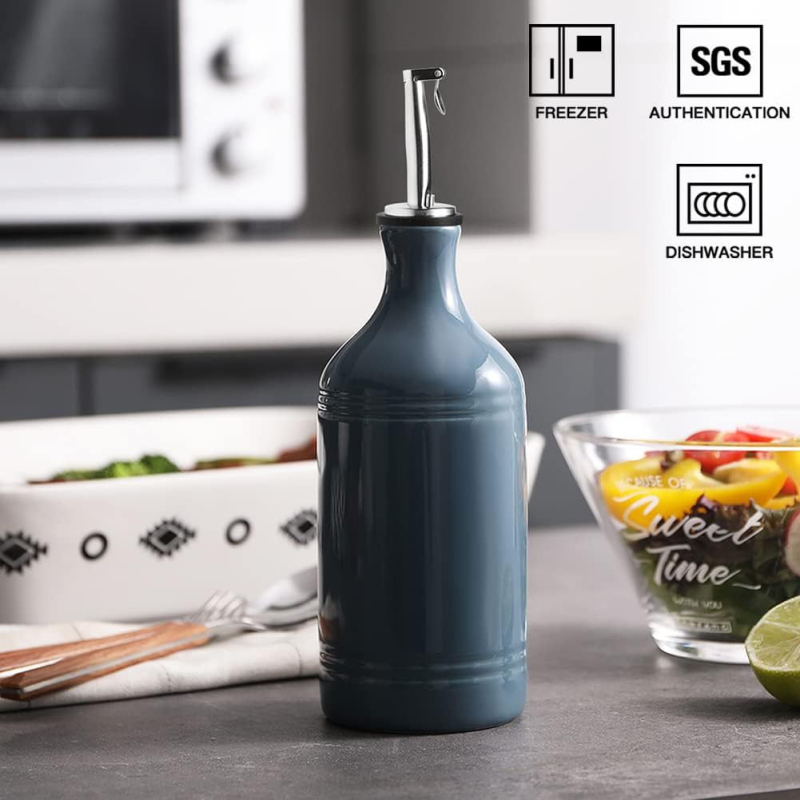 Keramički set posuda za začine, prilagodljiv u više boja, elegantne posude za skladištenje