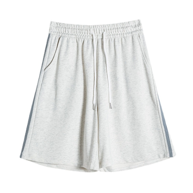 Ženske pamukaste šorce s tri pruge, ljeto, udoban kroj, casual sportski stil, duljina do sredine bedra