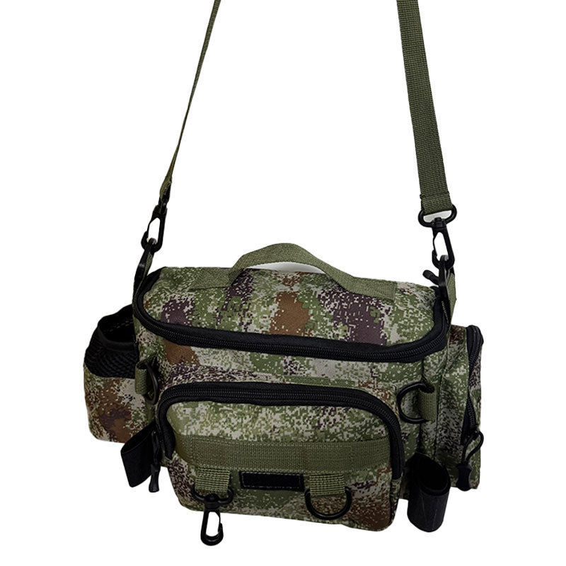 Geantă de pescuit pentru năluci, multifuncțională, cu capacitate mare, curea crossbody, impermeabilă, poate fi agățată de undiță