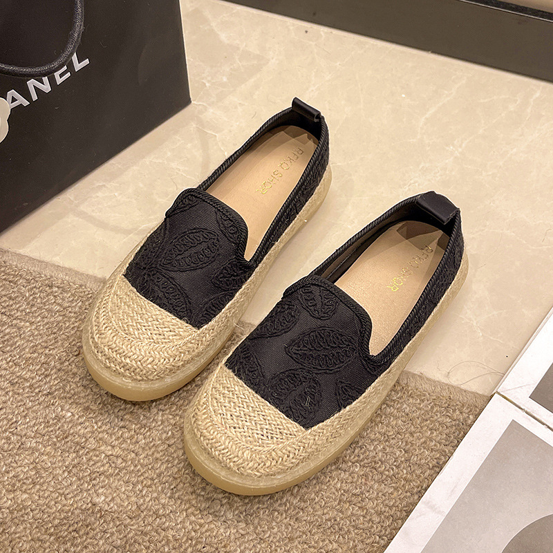 Ženske slip-on loafer s lanenim gornjim dijelom – udobne svakodnevne ravne cipele, proljeće 2025